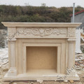 Decorative Custom Hand Carving Marble Fireplace